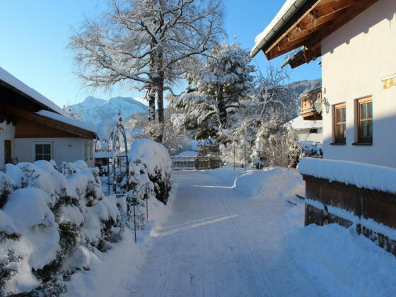 Unser Haus im Winter