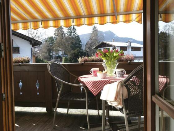 Fewo 10 im Apartmenthaus an der Rottach, Balkon