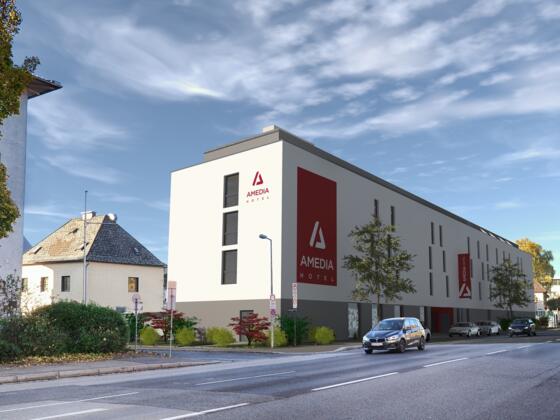Amedia Hotel Linz Aussenansicht