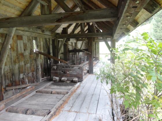 Blick ins innere der Mühle