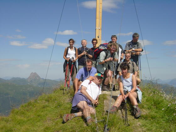 Der Gipfel des Zwölferkogel auf 2.281 m
