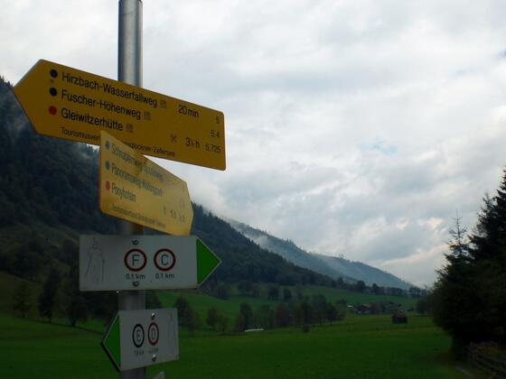 Start Schnabler Spazierweg im Ortszentrum