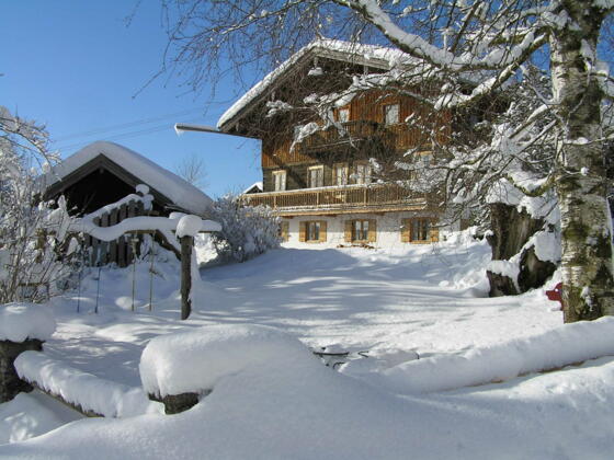 Es ist Winter in den Bergen