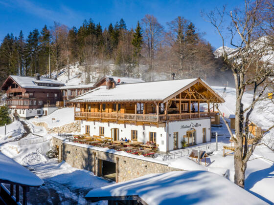 Brösel Alm im Berghotel Sudelfeld im Winter
