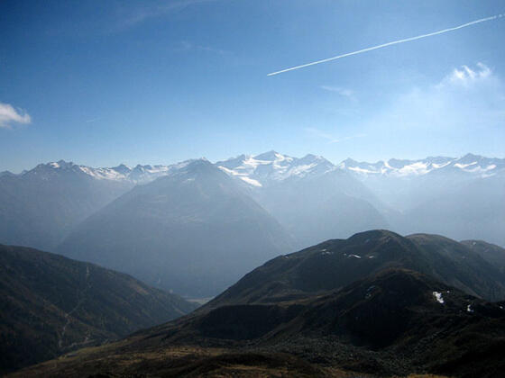 Wunderschöne Aussicht am Gipfel