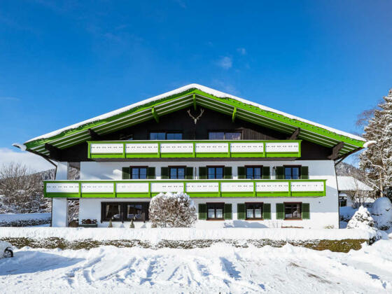 Landhaus am Stein im Winter