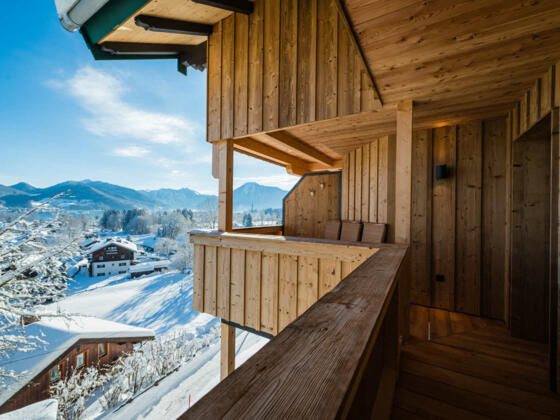 Balkon Wohnzimmer mit Traum-Seeblick