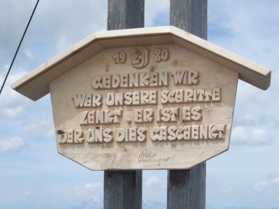 Gipfelkreuz Gurpitscheck