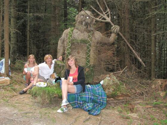 Rast bei der Kopflacke