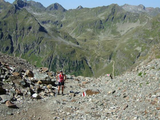 Blick vom Hochgolling auf die Landawirseehütte