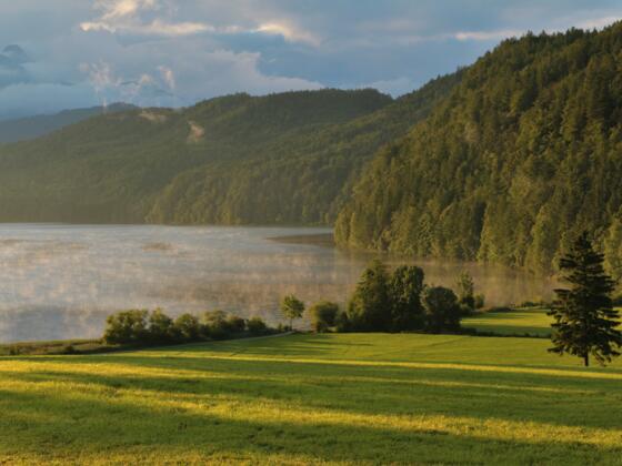 Der Weißensee am Morgen