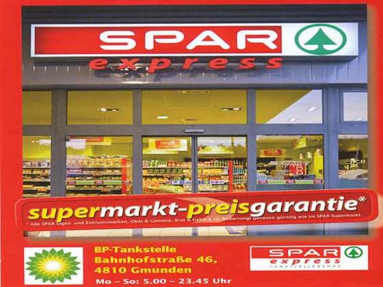 BP Tankstelle mit SPAR Express