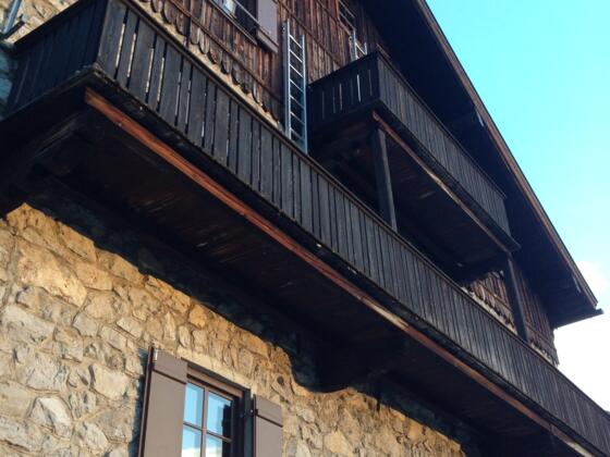 Karwendelhaus in der Abendsonne