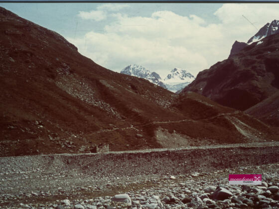 Ruine Veltliner Hüsli, Blick nach Süden, um 1940