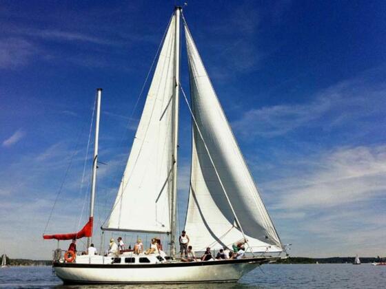 Stella Bavaria: Das größte Segelschiff auf dem Chiemsee.