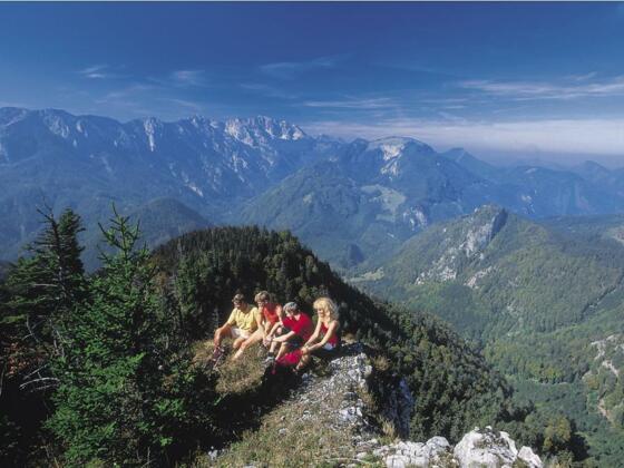 Gipfelblick vom Trämpl, Nationalpark Kalkalpen