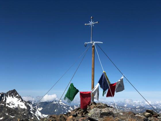 Gipfelkreuz auf dem Gleirscher Fernerkogel
