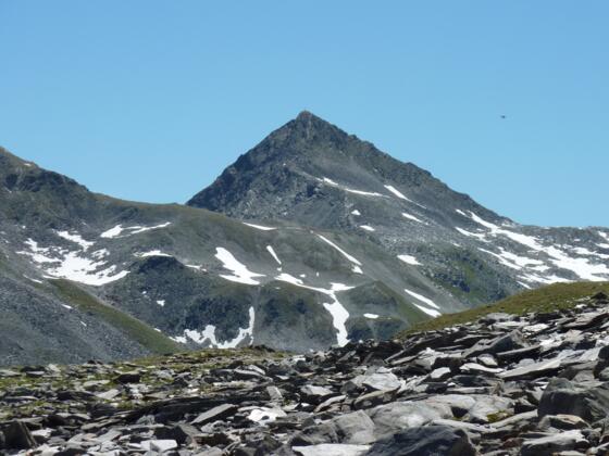 Blick auf die Gaisspitze von Nordwesten