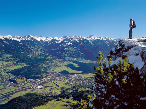Gurtisspitze, unten Walgau/Nenzing