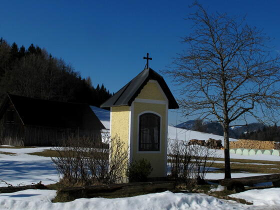 Bildstock bei Parkmöglichkeit Lurnwiese
