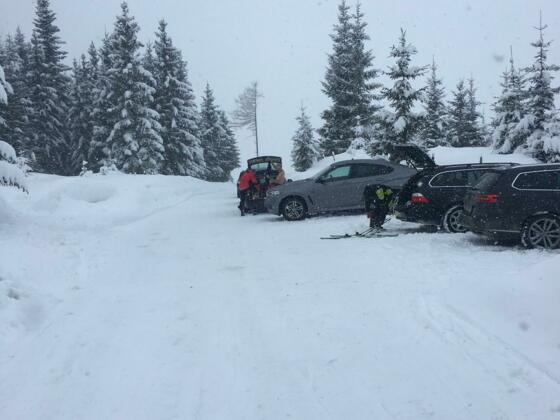 Mautstelle Trattberg Parkplatz
