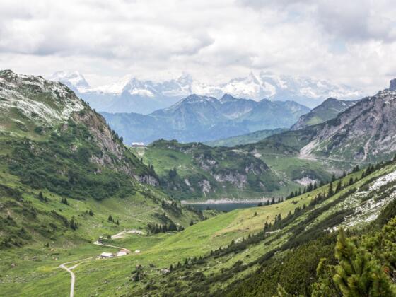 Auf dem Weg vom Johannesjoch zur Alpe Formarin