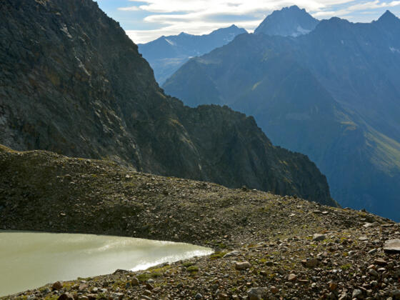 Weißmaurachsee und im Hintergrund der Seekogel im Kaunergrat