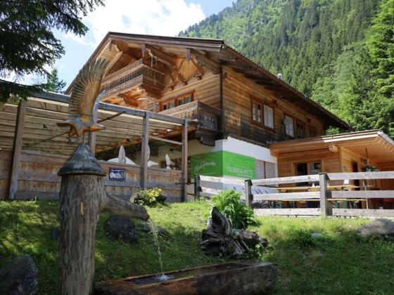 Voldertalhütte, Aussenansicht