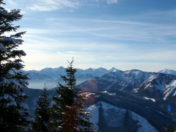 Kühberg 1415m, Blick nach Westem