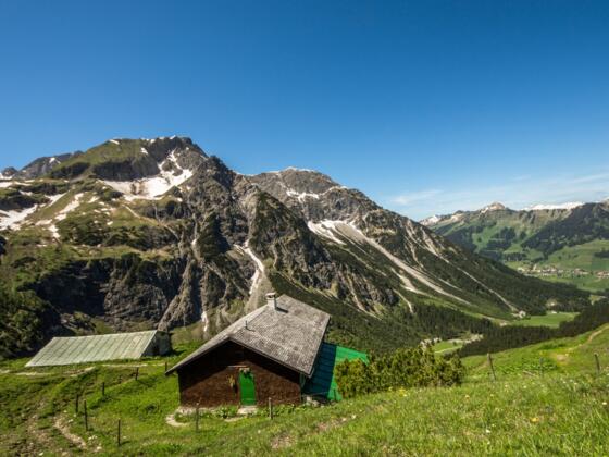 Blick zur Vorderen Wildenalpe