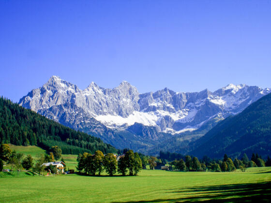 Blick zur Dachstein-Südwand