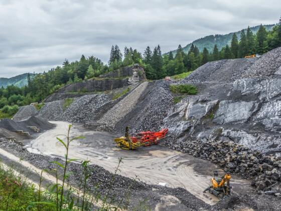 Schnepfau, Steinbruch