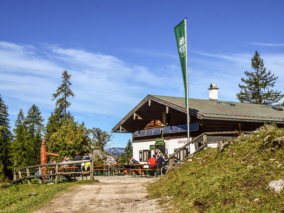 Die Berggaststätte Königsbachalm
