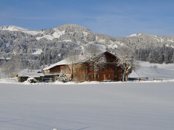 Haus im Winter