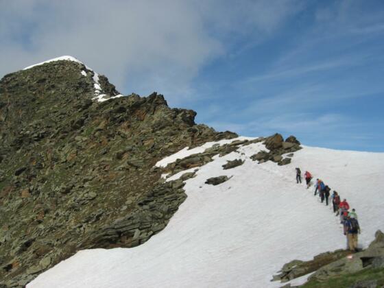 Kurz vor dem Kleinen Trögler