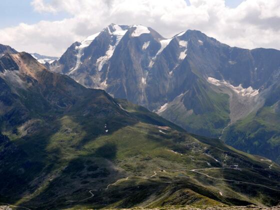 Blick zum Pfitscherjoch mit Hochferner