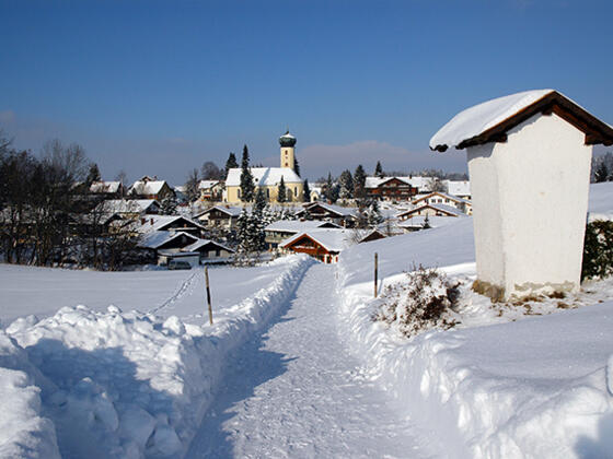 Winterwanderweg Oberreute
