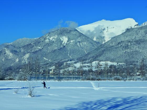 Langlaufen am Wolfgangsee
