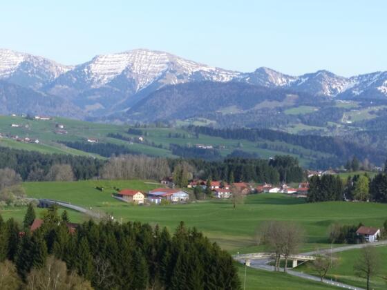 Westlicher oberberg 895 m, blick nagelfluhkette