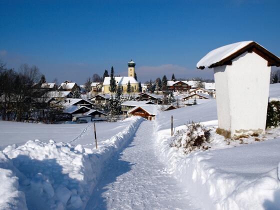 Winterwanderweg Oberreute