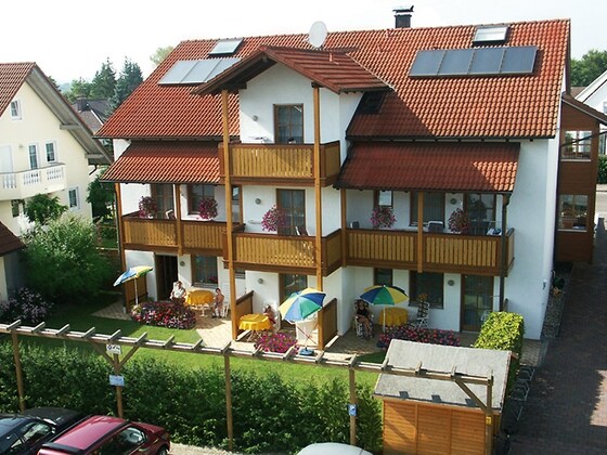 Hausansicht Appartementhaus Tiberius