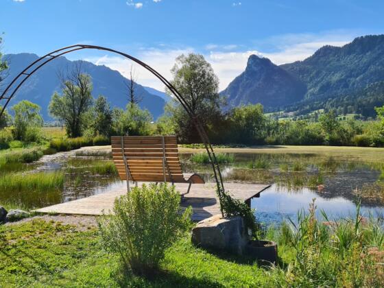 Altes Schwimmbad bei Unterammergau