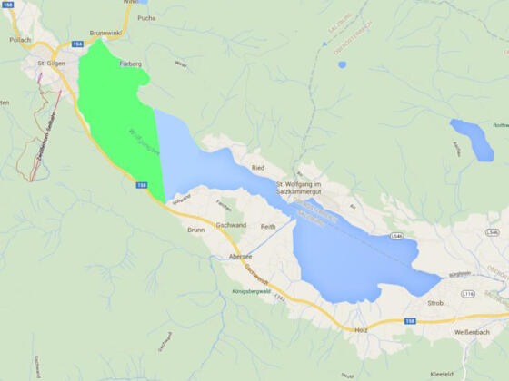 Fischen Gebiet Fürberg bis Gamsjaga