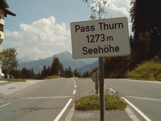 Passhöhe Pass Thurn