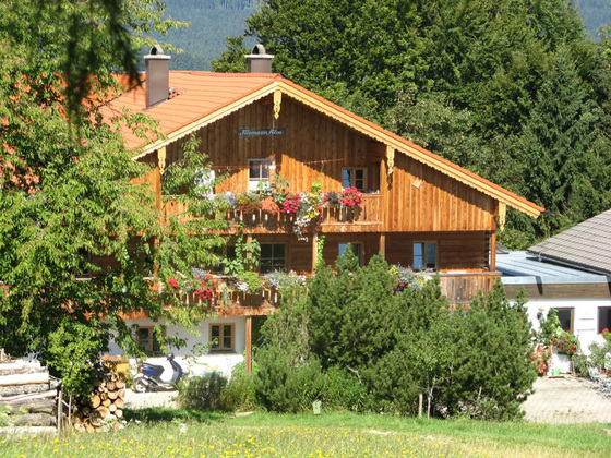 Inzell wandern hoch zur Fürmannalm