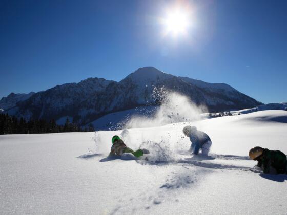Skispaß auf der Postalm
