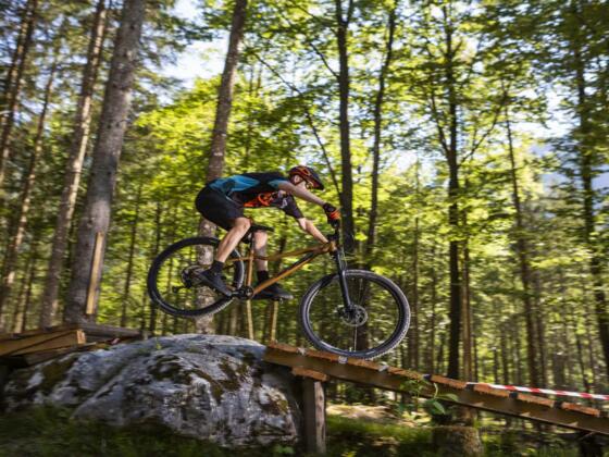 KTM Fahrrad in der Bike Arena Obertraun