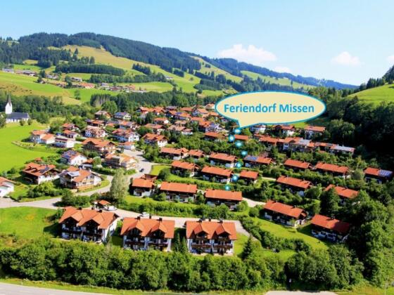 Luftbild von der Ferienanlage