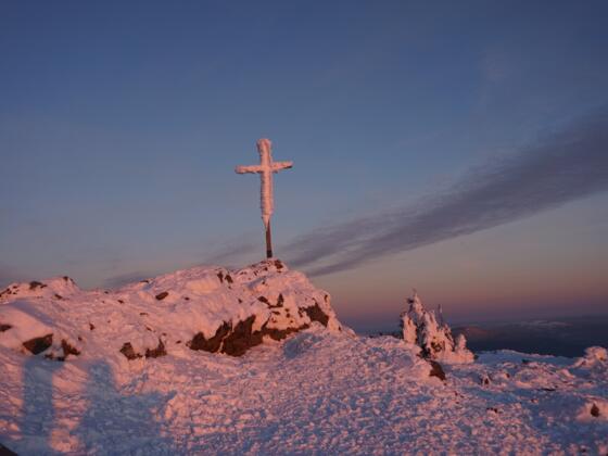 Großer Arber Gipfelkreuz