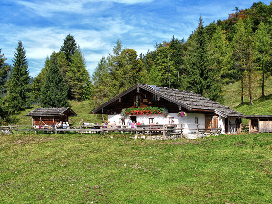 Kaser auf der Reiteralm